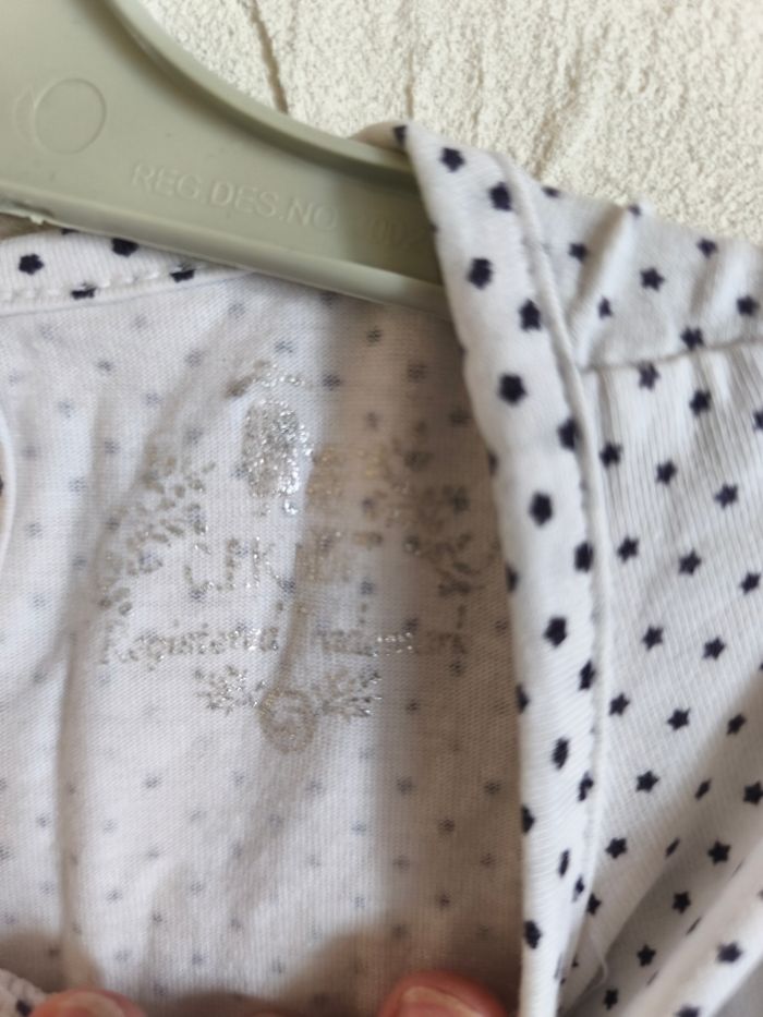 T-shirt manches longues a pois - photo numéro 3