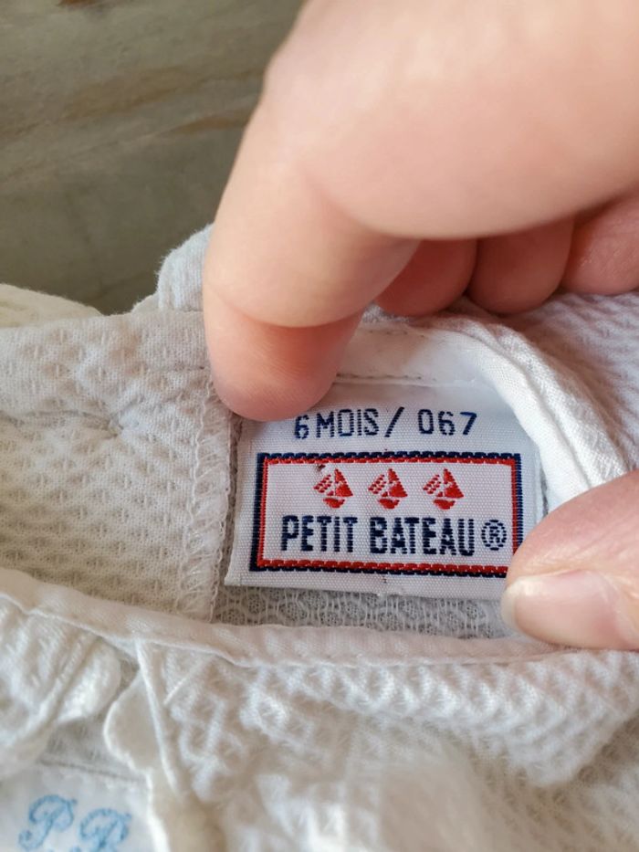 Chemisier 6 mois Petit Bateau - photo numéro 2