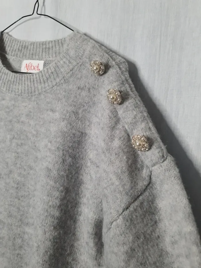 Robe pull grise - photo numéro 2