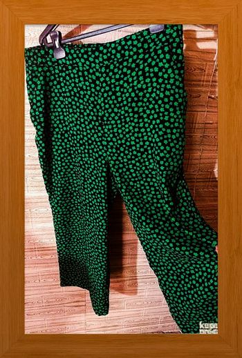 T40  h&m pantalon a jambe large fleuri print été /Excellent état