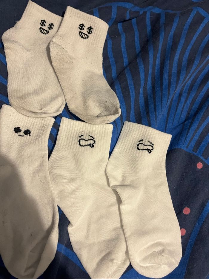 Lot paire de chaussettes smiley - photo numéro 3