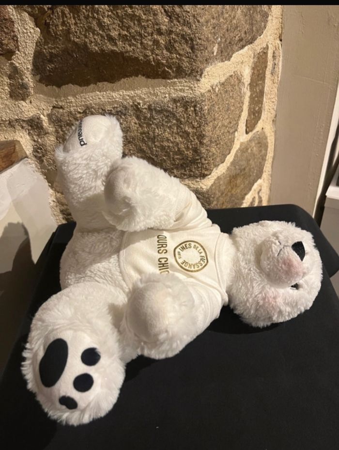 Peluche Ours Blanc Marionnaud Paris Ours chic Ines de La Fressauge Collection - photo numéro 7