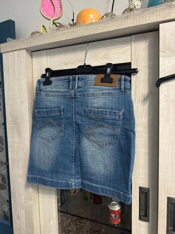 Jupe en jean taille 34 La halle - photo numéro 2