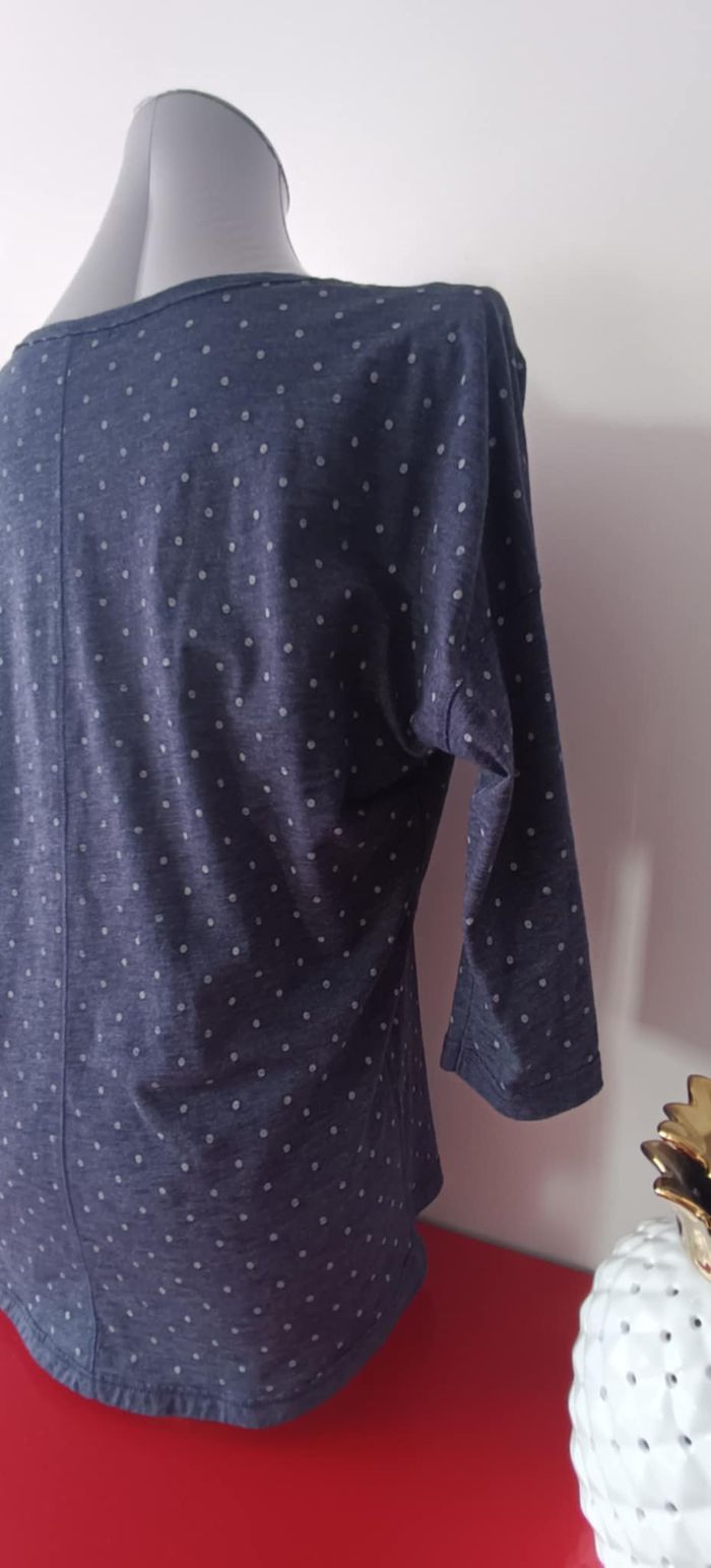 T-shirt imprimé à pois manches 3/4 "H&M" Taille M - photo numéro 7