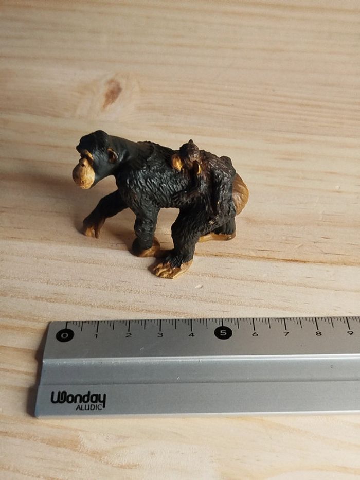 PAPO Singe chimpanzé et son bébé Figurine animal de la savane - photo numéro 4