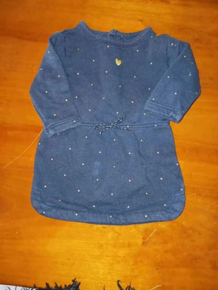 Robe bleu marine 3 mois kiabi