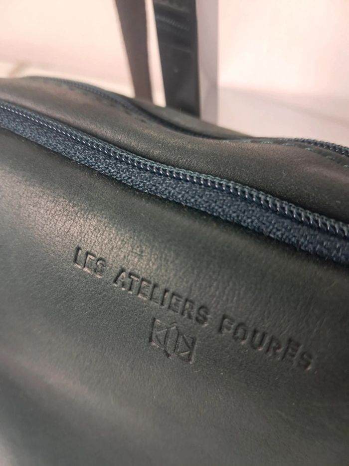 Les ateliers fourés sacoche bandoulière homme en cuir - photo numéro 4