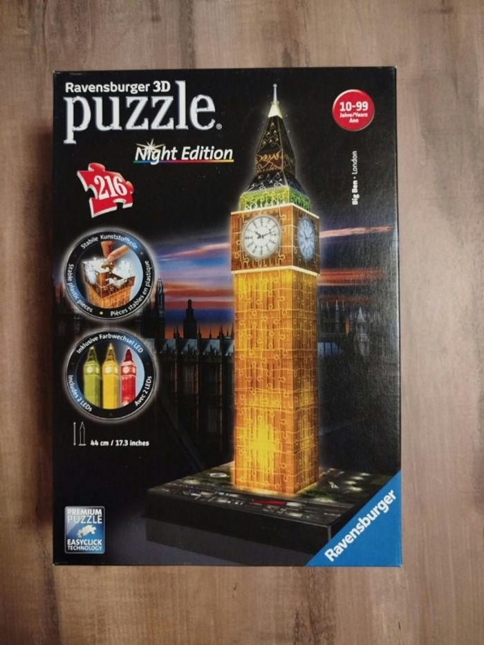Puzzle 3D lumineux Big Ben Night Édition Ravensburger - photo numéro 2