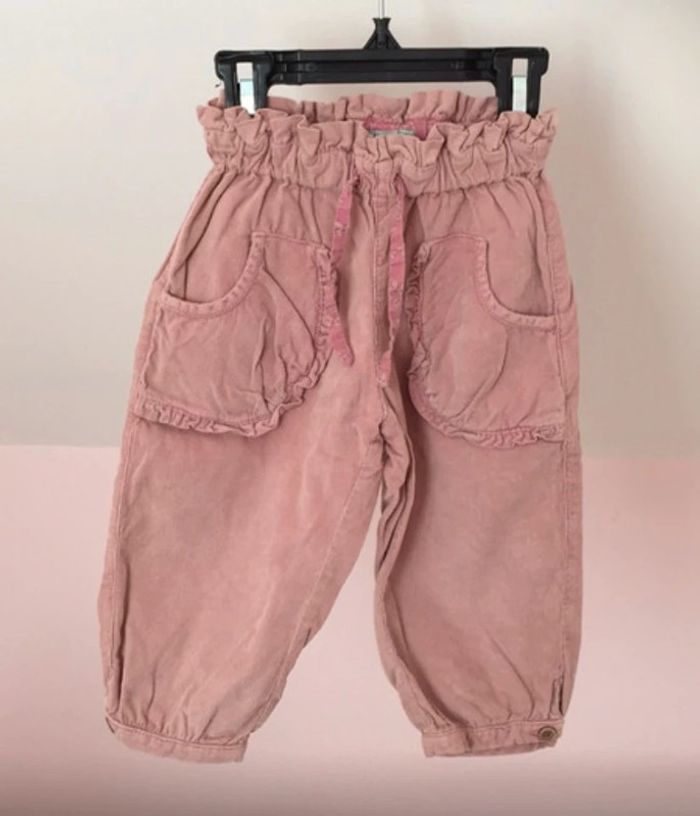 12 mois/ pantalon velours