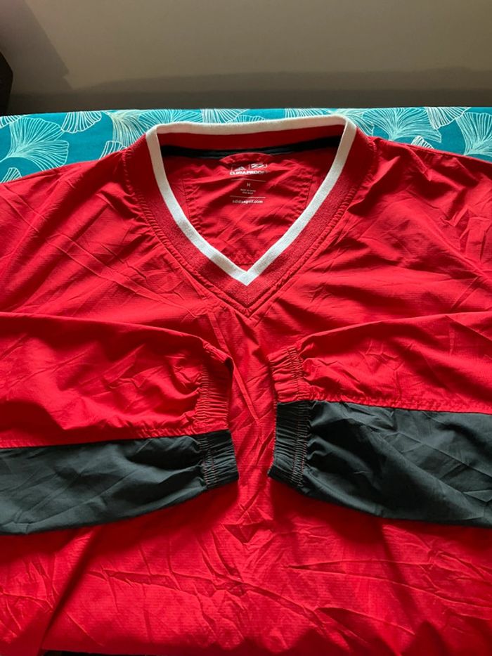 Sweat coupe-vent léger pour homme Adidas Golf rouge taille M 179 - photo numéro 6