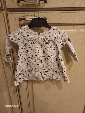 Robe biche à longues manches