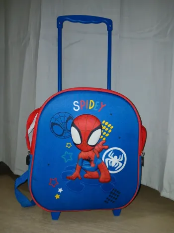 💙 Cartable à roulette Spidey.