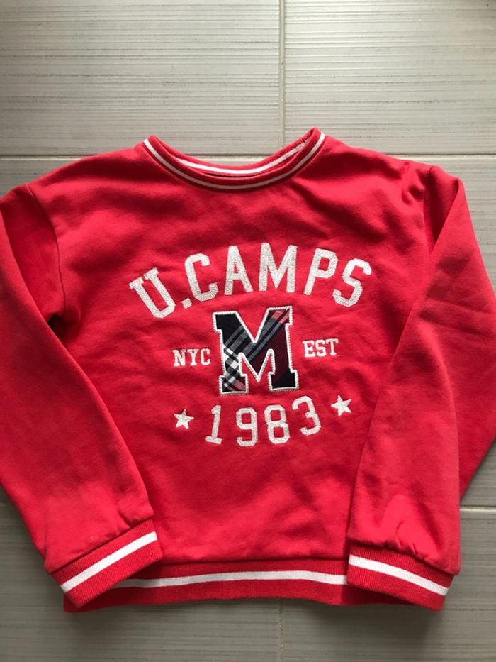 Pull rouge fille gemo