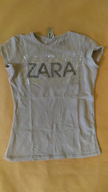 T-shirt femme à manches courtes Taille S - Zara