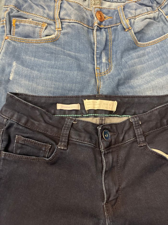 Lot 5 jeans 9/10 ans Zara  kiabi h&m - photo numéro 5