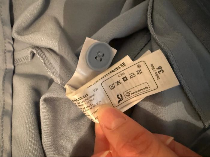 Pantalon fluide bleu ciel - photo numéro 9