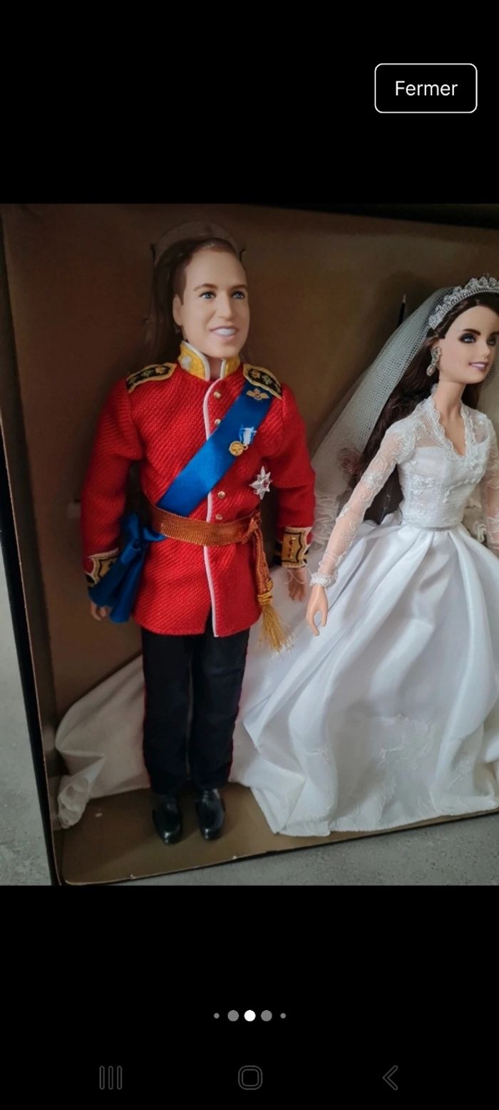 Coffret Prince William et Barbie Kate Middleton - photo numéro 7