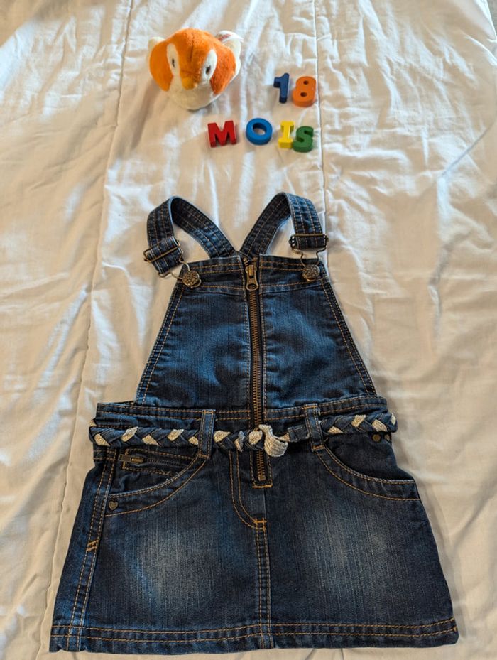 Robe Salopette Jean - 18 mois