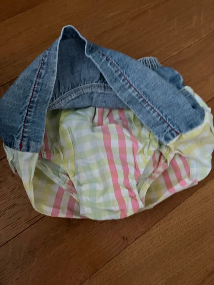 Jupe culotte intégrée chipie jean 3-6 mois - photo numéro 4