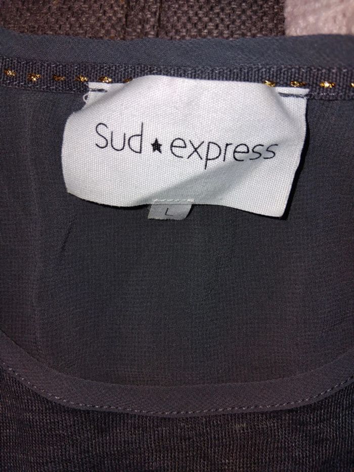 Blouse Sud Express tL 100 % lin - photo numéro 8