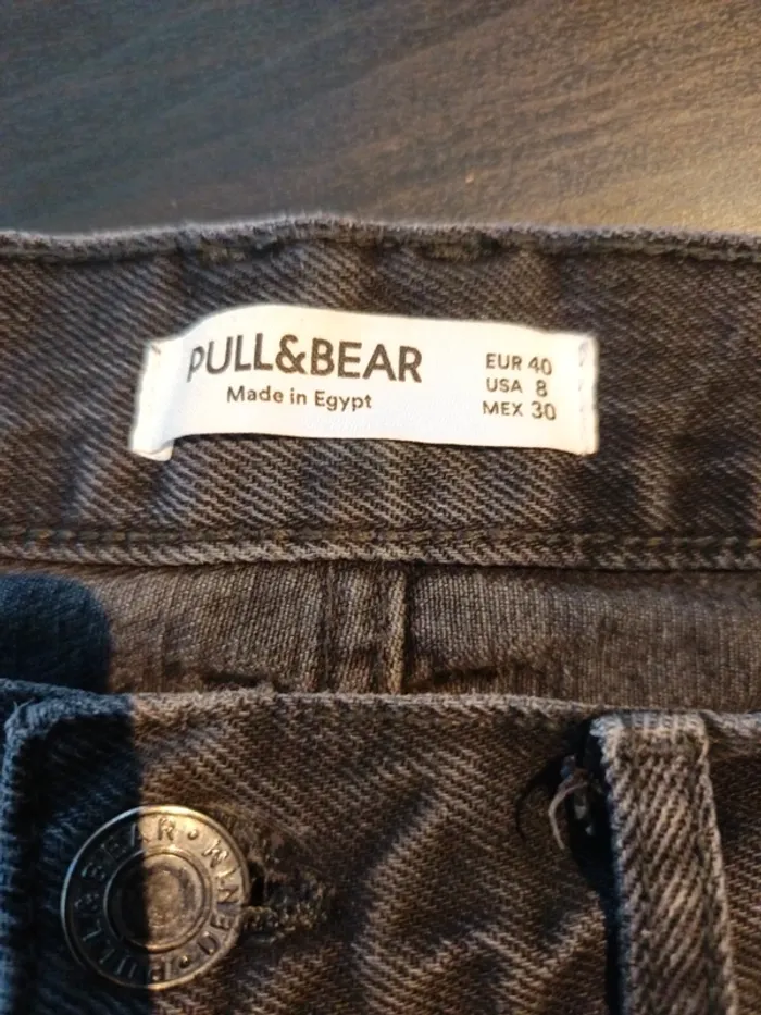 Jeans pull&bear noir - photo numéro 4