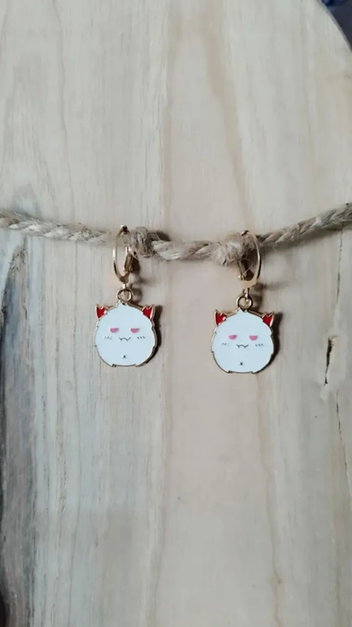 đ Boucles dâOreilles Halloween DĂ©mon Kawaii đ - photo numĂ©ro 2
