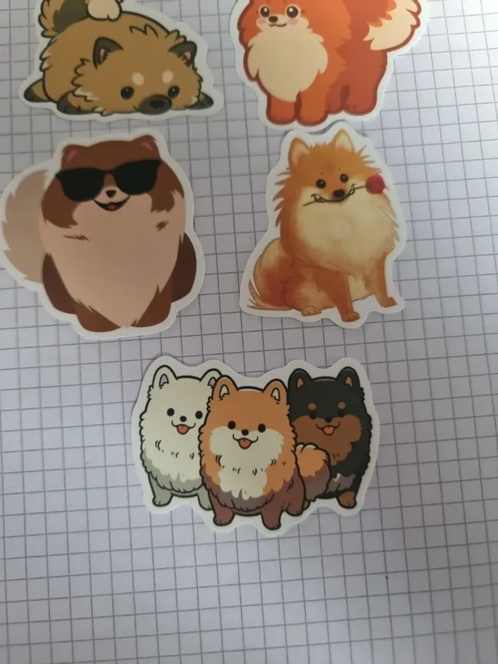 Lot d'autocollants motif chien (lot G) - photo numéro 4