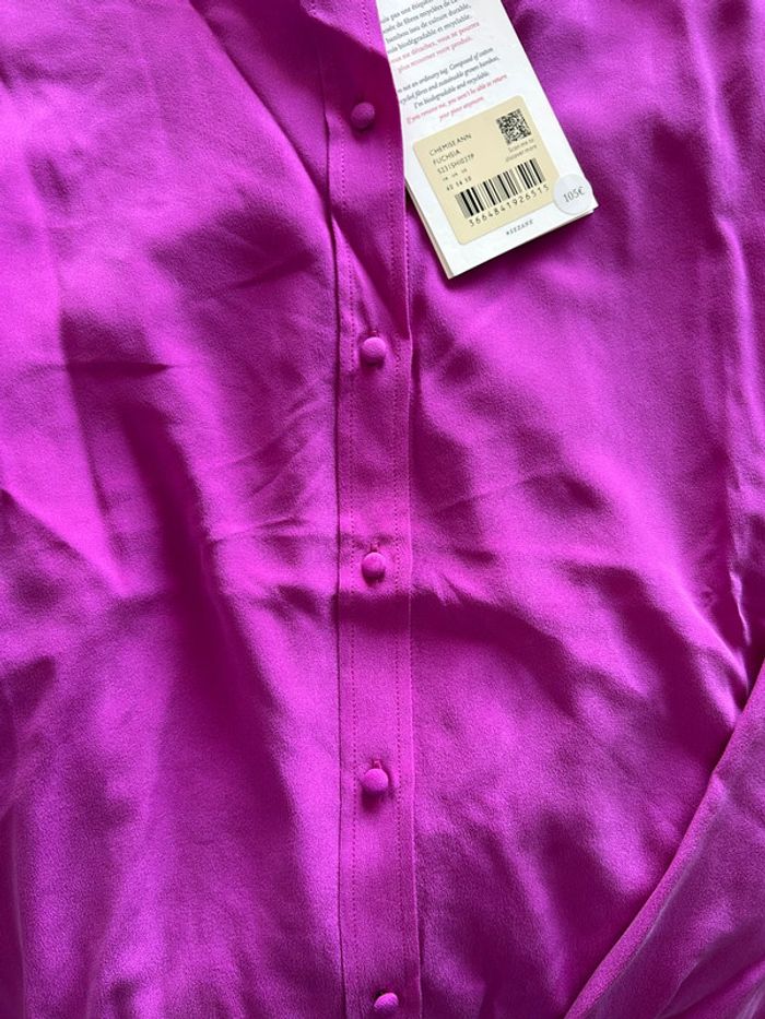 Chemise Sézane Ann rose fuchsia T. 42 neuve - photo numéro 6