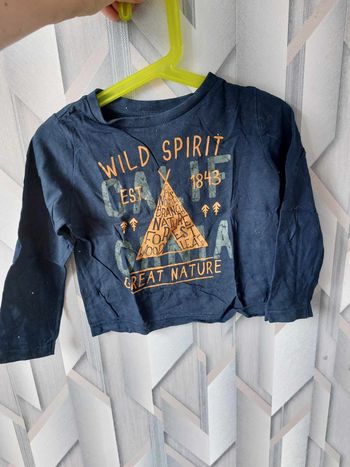 tee shirt bleu marine