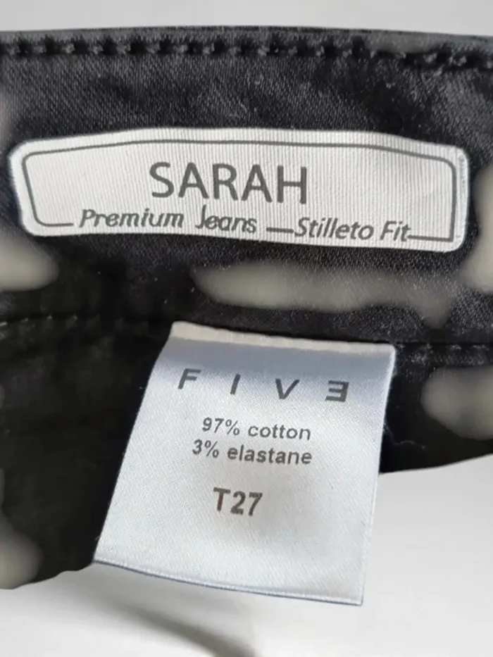Jean FIVE modéle sarah ,coupe slim ,taille mi-haute ,extensible - photo numéro 8
