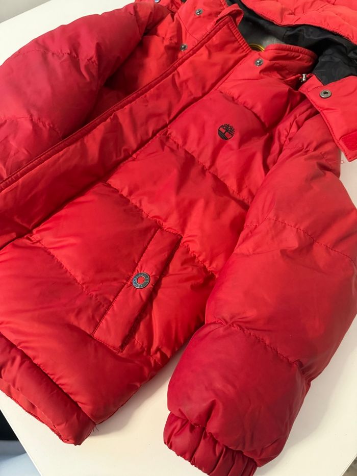 Doudoune Timberland rouge – Enfant 5/6 ans (110 cm) - photo numéro 9
