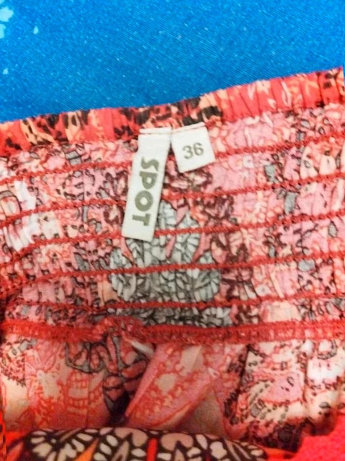 Jolie petite tunique à noué avec un joli cordon tressée - photo numéro 3