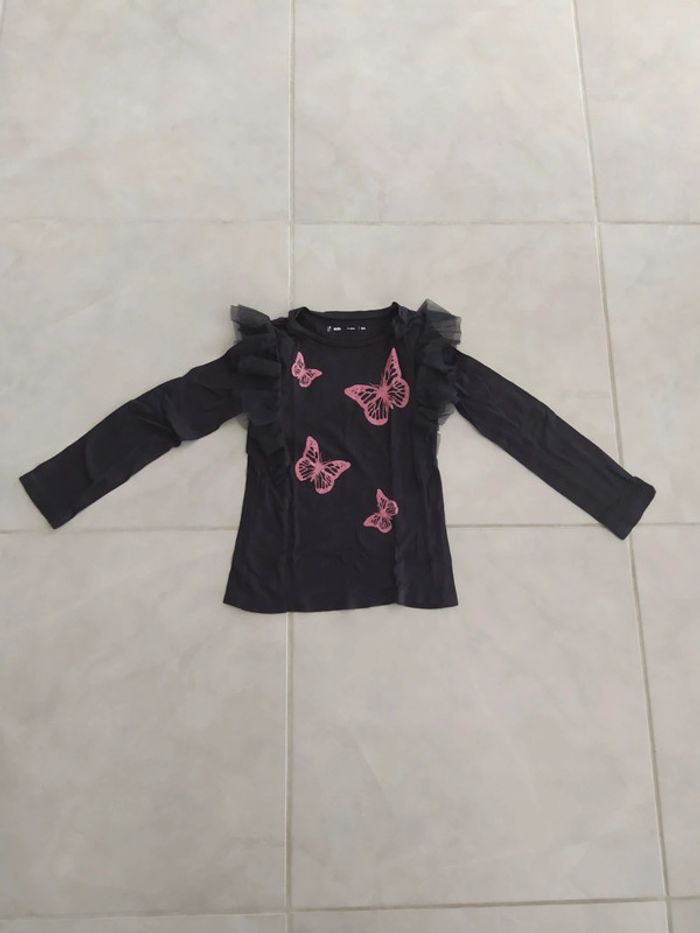 Tee-shirt manches longues fille 6 ans