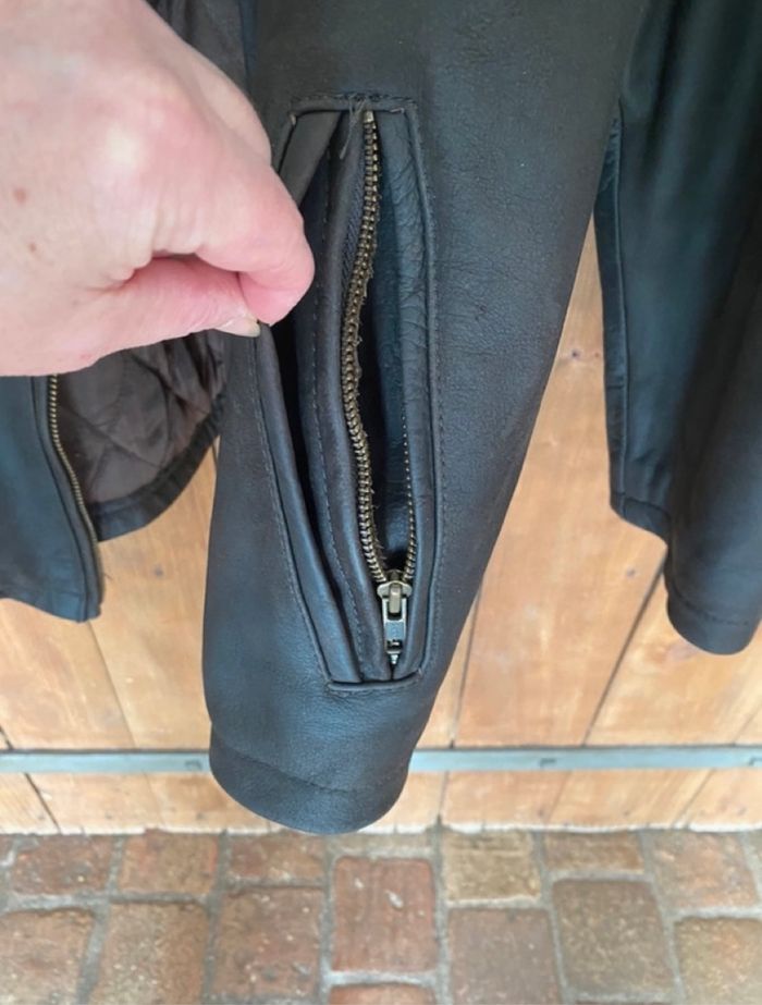 Veste homme en cuir véritable - photo numéro 9