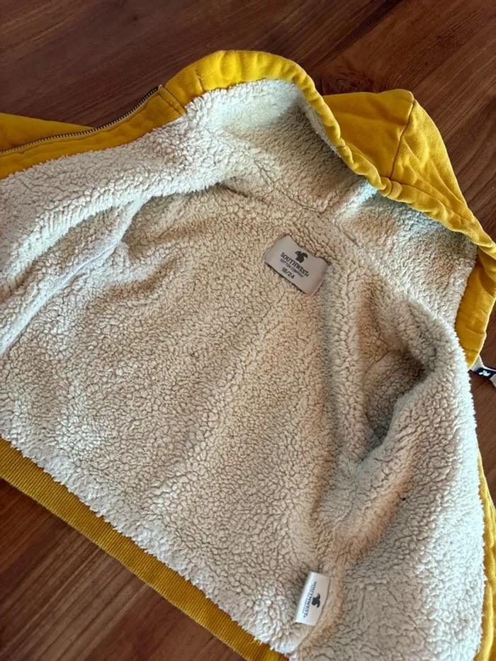 Gilet très chaud moutarde t18/24 mois southwest - photo numéro 3