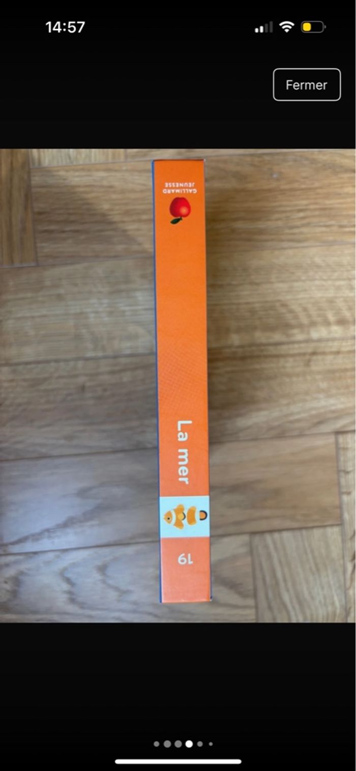 Livre imagier volets ouvrir enfant La mer Gallimard - photo numéro 3