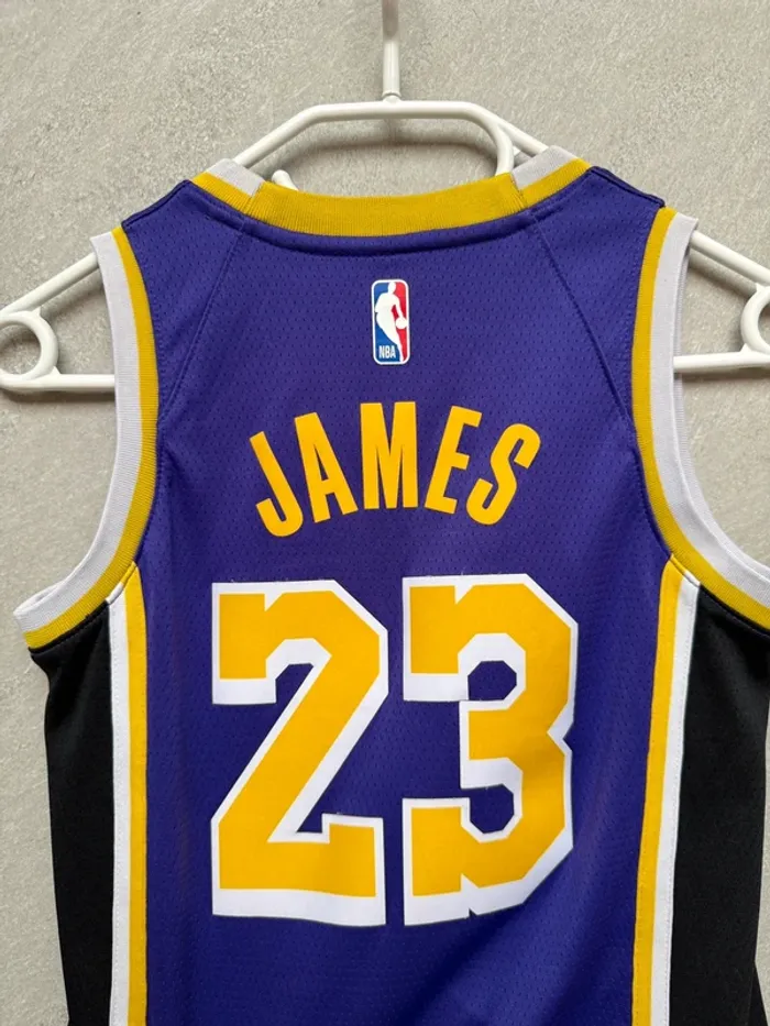 Ensemble enfant maillot de basket Lakers NBA taille S - photo numéro 4