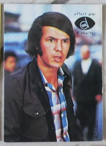 Carte de collection Salvatore Adamo 7 x 5 cm