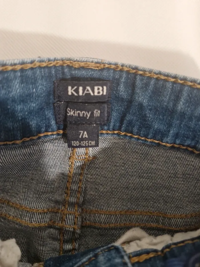 Pantalon jean skinny 7 ans 120-125 cm Kiabi - photo numéro 2