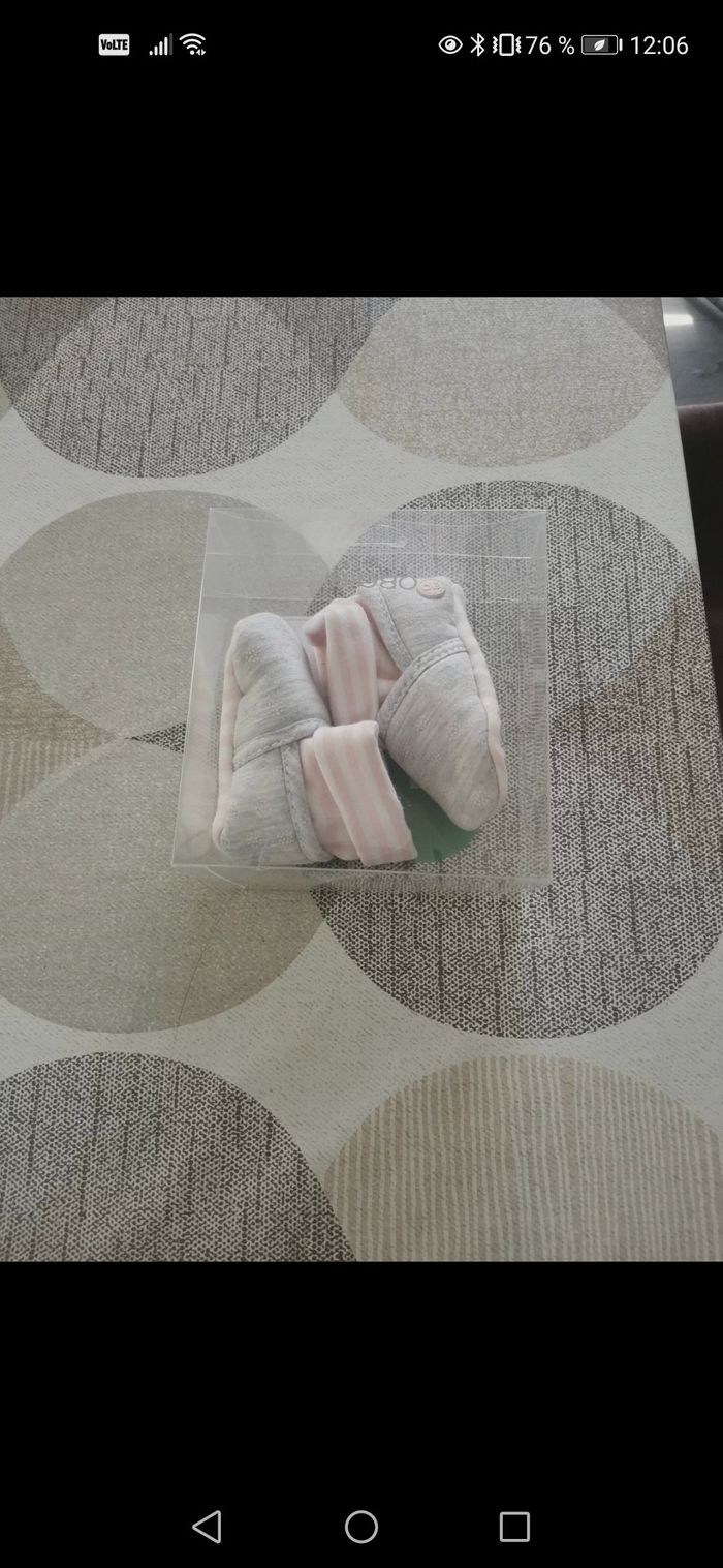 Chaussons 1/6 mois
