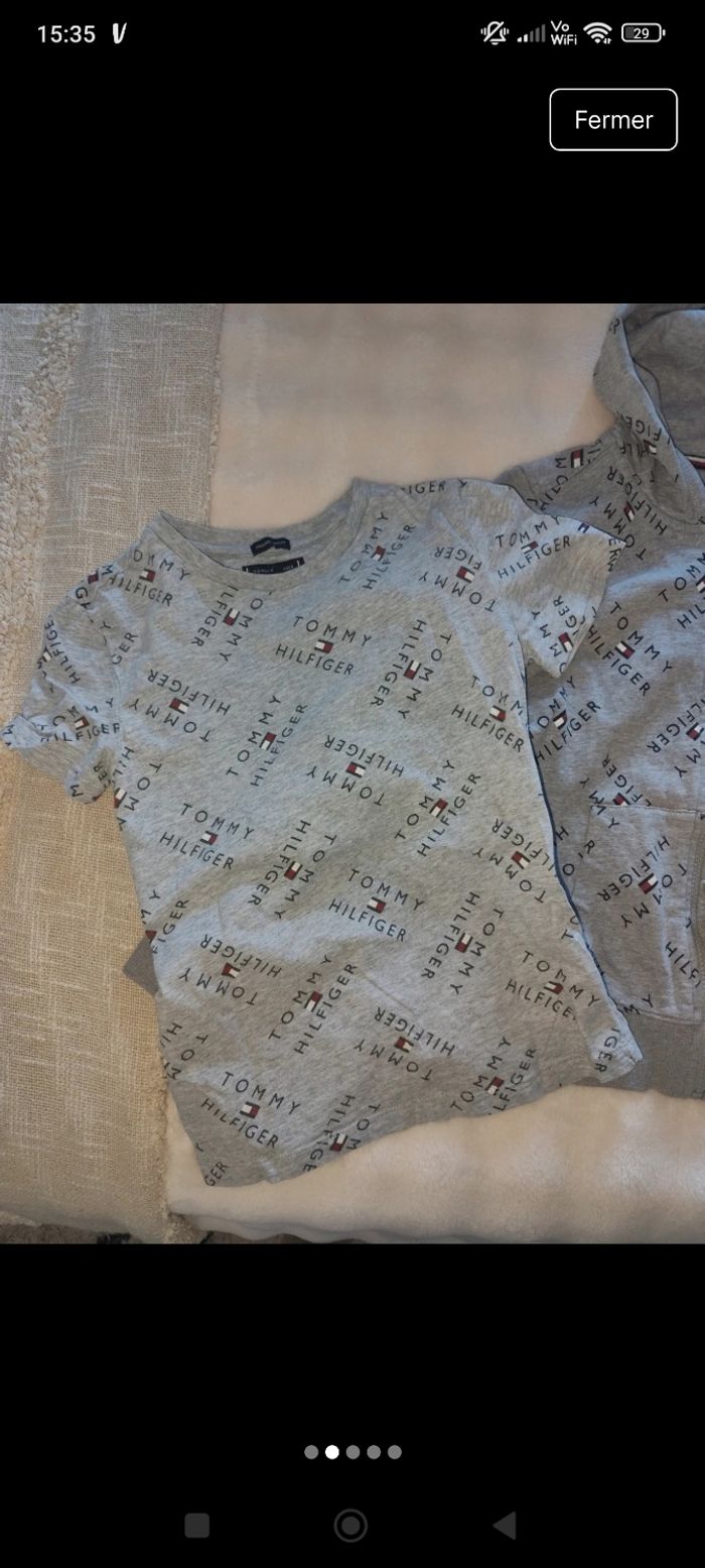 Ensemble tommy Hilfiger garçon 10 ans - photo numéro 2