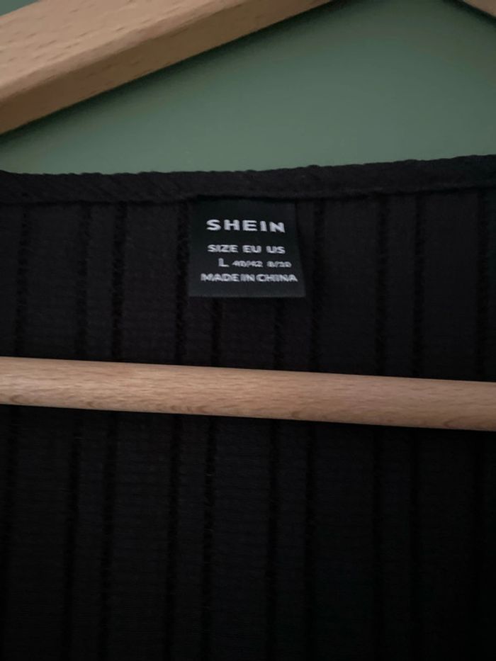 Robe noire taille L SHEIN neuve - photo numéro 2