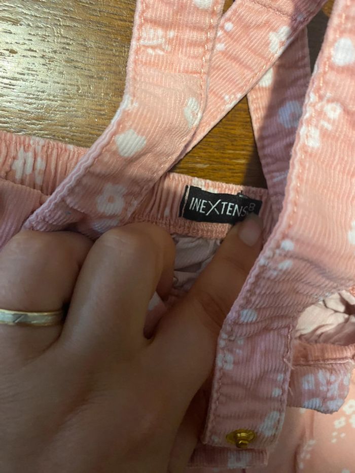 Robe rose à fleur flanche - photo numéro 2