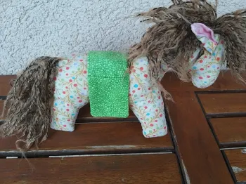 Peluche poney patchworks