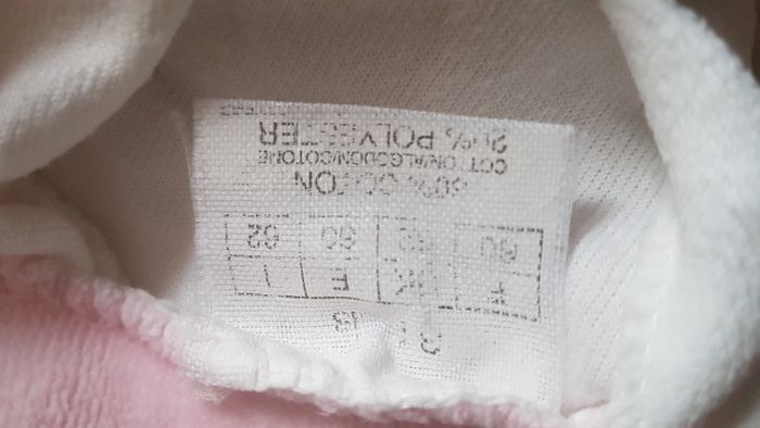 Grenouillère fille 6 mois blanche à motifs - photo numéro 2