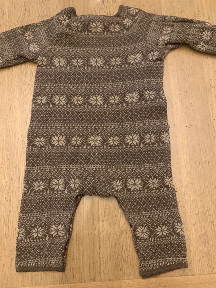 Pyjama sans pieds H&m 12 mois (74cm) - photo numéro 3