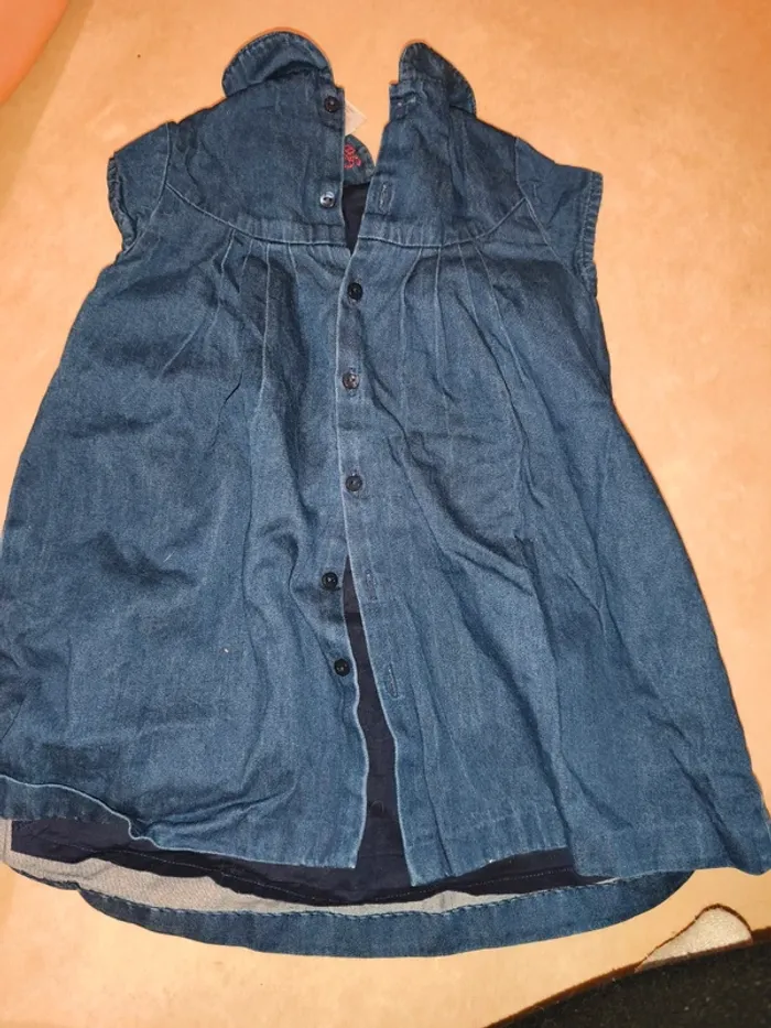 Robe en jean taille 18 mois marque du pareil au même - photo numéro 4