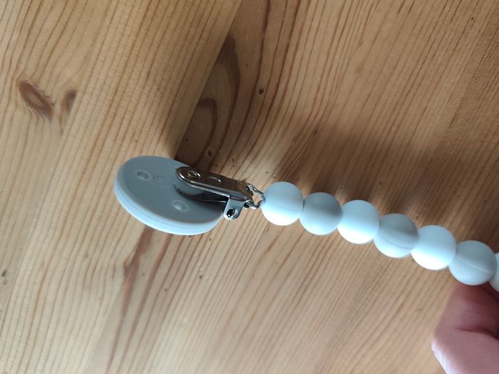 Attache sucette blanc gris Nattou - photo numéro 5