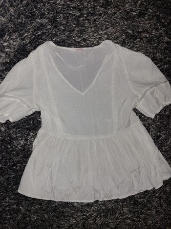 Blouse blanche camaïeu
