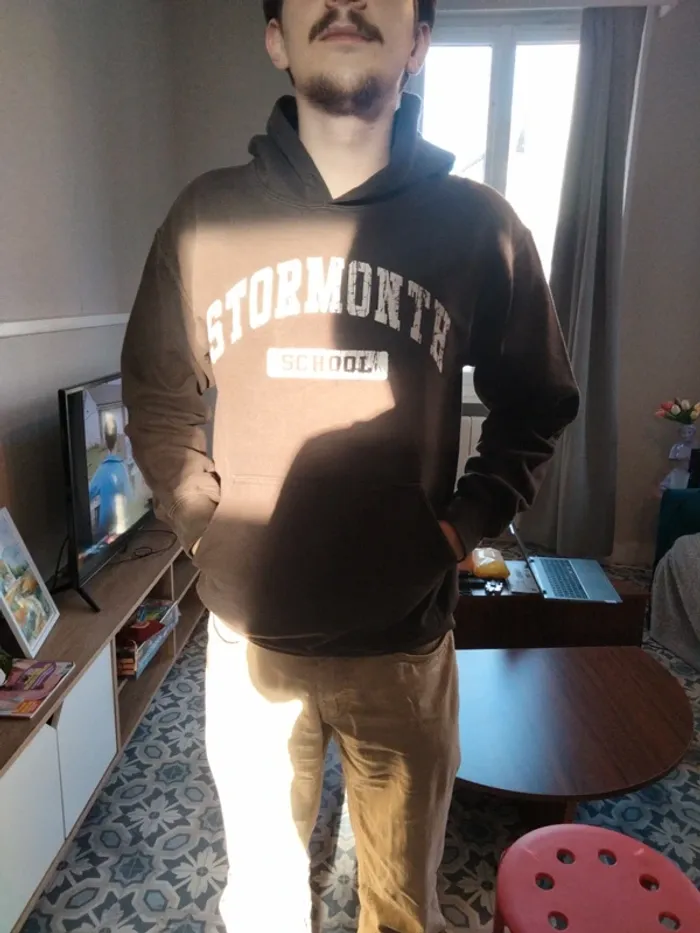 Pull à capuche vintage Stormonth taille S - photo numéro 2